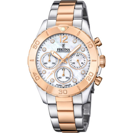 RELOJ FESTINA BICOLOR ROSA F20605/1