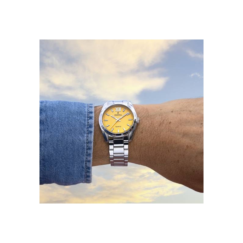 FESTINA Orologio Analogico Uomo F20604/1 - Quadrante Blu Cinturino In Acciaio - 3