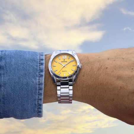 RELOJ FESTINA AMARILLO F20622/G