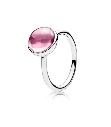 Anillo Gota Poética rosa 190982PCZ