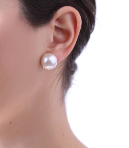 Pendientes Oro con Perla Japonesa
