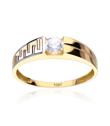 SOLITARIO "GRECCA" ORO 18K CIRCONITA