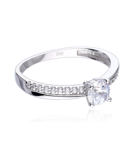 ANILLO "BALZOLA" ORO BLANCO 18K