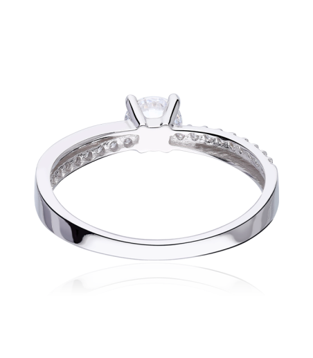 ANILLO "BALZOLA" ORO BLANCO 18K
