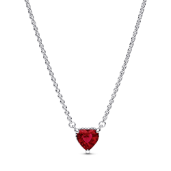 COLLAR PANDORA CORAZÓN HALO BRILLANTE 392542C01-45
