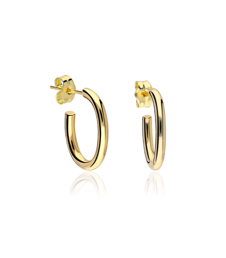 PENDIENTES ARO "BARETE" ORO 18K