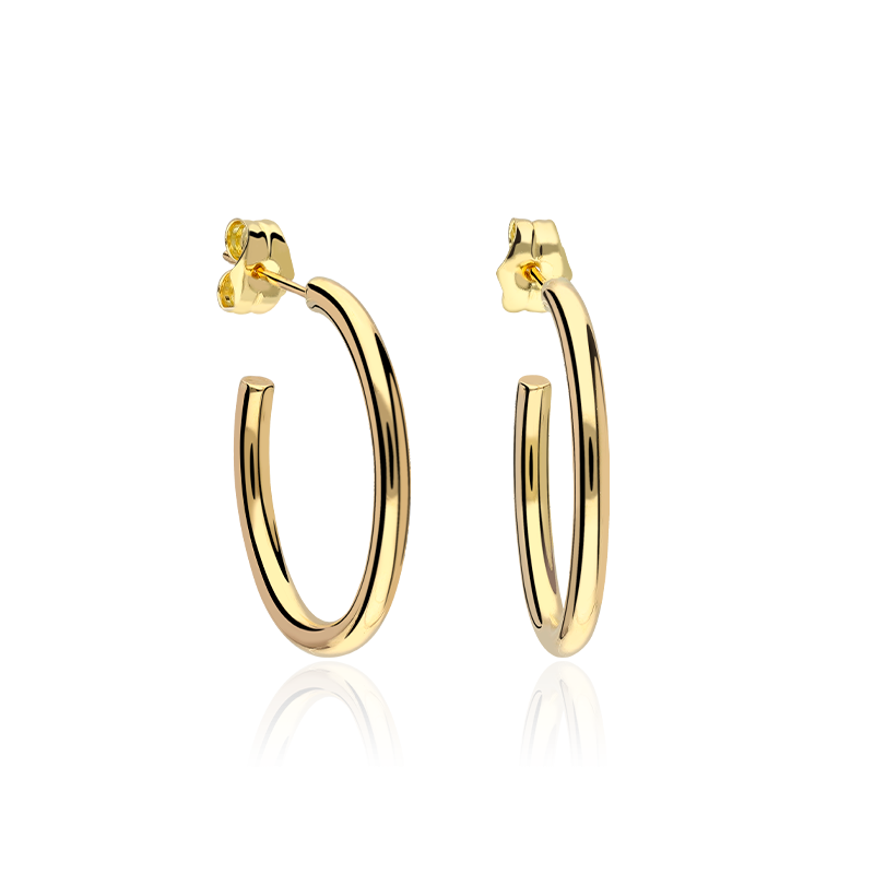 PENDIENTES ARO "BARI" ORO 18K