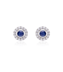 PENDIENTES "BARGHE" ZAFIROS Y DIAMANTES