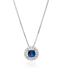GARGANTILLA "BARGHE" ZAFIRO Y DIAMANTES