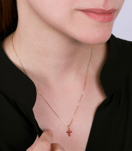 GARGANTILLA "BELFIORE" RUBIES