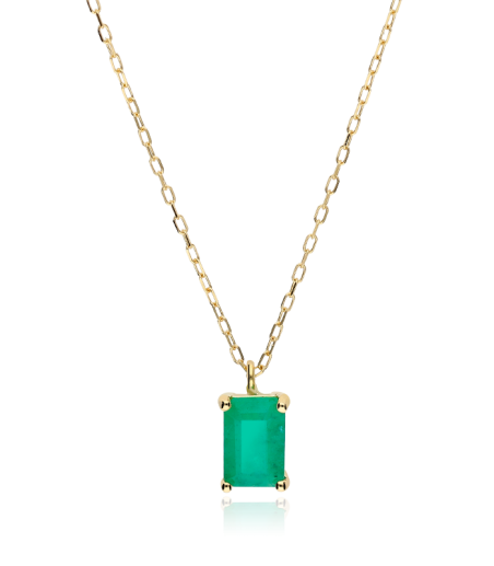 GARGANTILLA "CALI" ORO 18K Y ESMERALDA