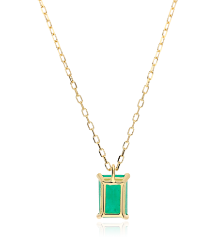 GARGANTILLA "CALI" ORO 18K Y ESMERALDA