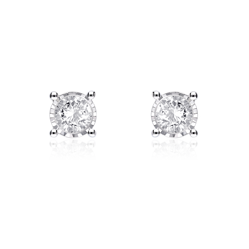 PENDIENTES "BERGANTINO" DIAMANTES 0.42 CTS