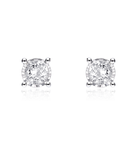 PENDIENTES "BERGANTINO" DIAMANTES 0.42 CTS