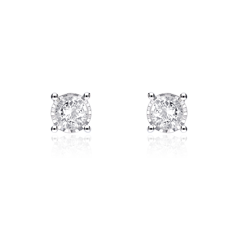 PENDIENTES "BERGANTINO" DIAMANTES 0.30 CTS