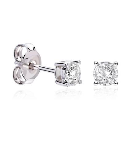 PENDIENTES "BERGANTINO" DIAMANTES 0.22 CTS