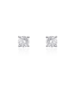 coleccion bergantino ___________(S) PENDIENTES O/BL DIAMANTE 0.09CTS 4GARRAS