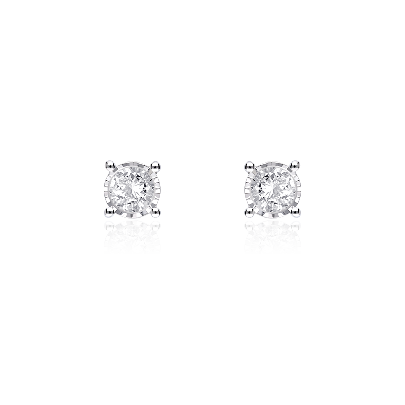 PENDIENTES "BERGANTINO" DIAMANTES 0.18 CTS