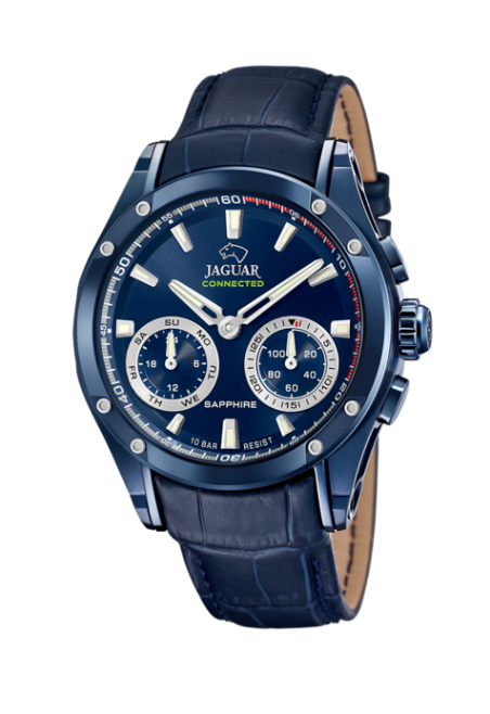 RELOJ JAGUAR AZUL CORREA DE PIEL HOMBRE J961/1