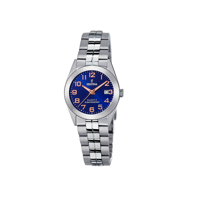 RELOJ FESTINA CLASSICS AZUL CORREA DE ACERO MUJER F20438/2