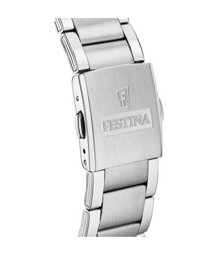 RELOJ FESTINA TIMELESS CHRONOGRAPH PLATA CORREA ACERO HOMBRE F20343/1