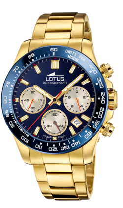 RELOJ LOTUS AZUL CORREA DE ACERO HOMBRE 18914/4