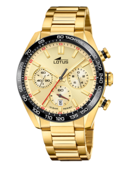 RELOJ LOTUS CHAMPAGNE CORREA DE ACERO HOMBRE 18917/1