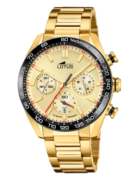 RELOJ LOTUS CHAMPAGNE CORREA DE ACERO HOMBRE 18917/1