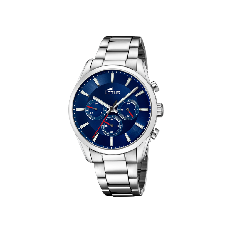 RELOJ LOTUS AZUL CORREA DE ACERO HOMBRE 18922/1