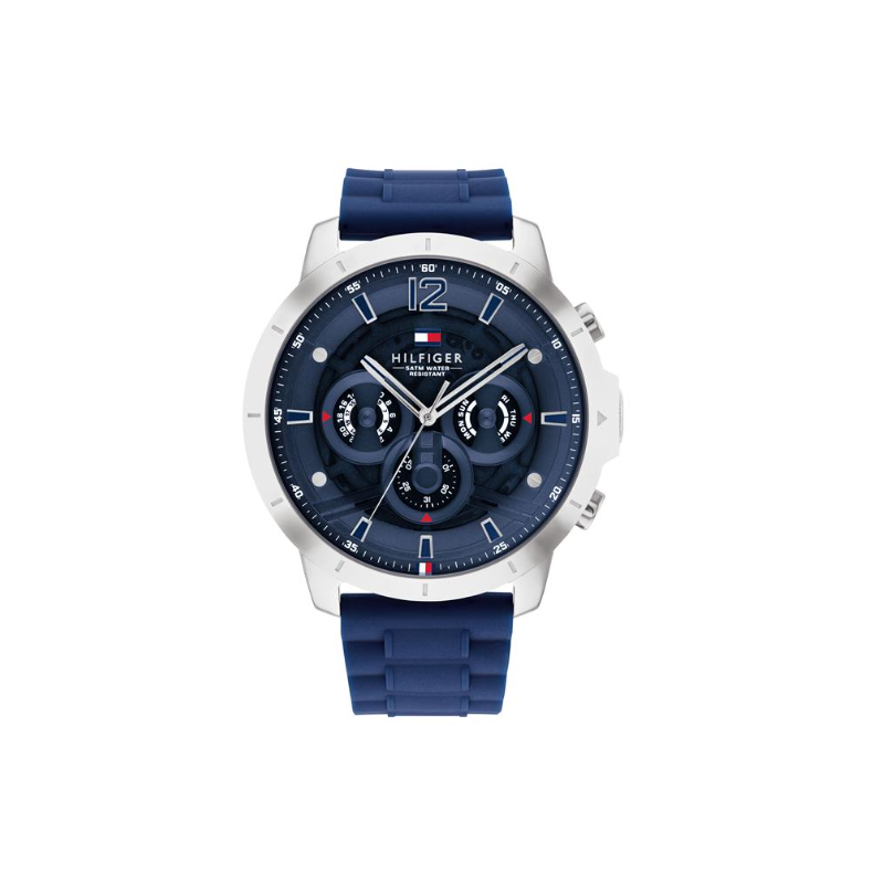 RELOJ TOMMY HILFIGER LUCA CORREA CAUCHO AZUL 1710489