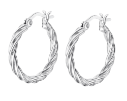 PENDIENTES AROS LOTUS SILVER PLATA MUJER LP3278-4/1