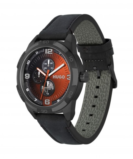 RELOJ HUGO BOSS HOMBRE GRIP PIEL NEGRO 1530275