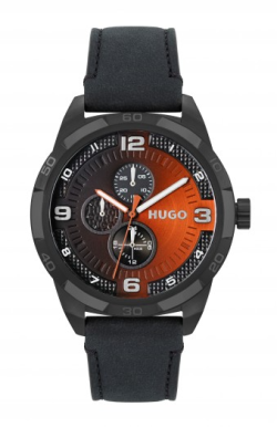 RELOJ HUGO BOSS HOMBRE GRIP PIEL NEGRO 1530275