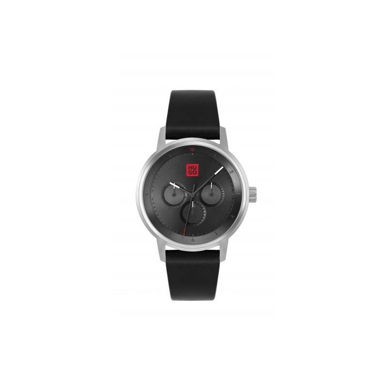 RELOJ HUGO BOSS HOMBRE GRIP PIEL NEGRO 1530263