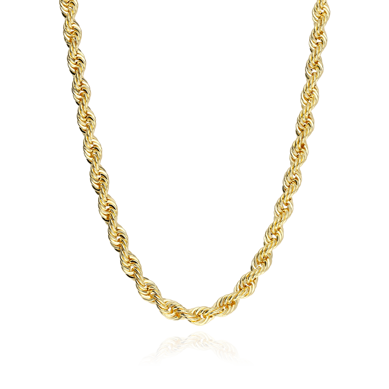 CORDÓN SALOMÓNICO "BIONAZ" ORO 18K 60 CM