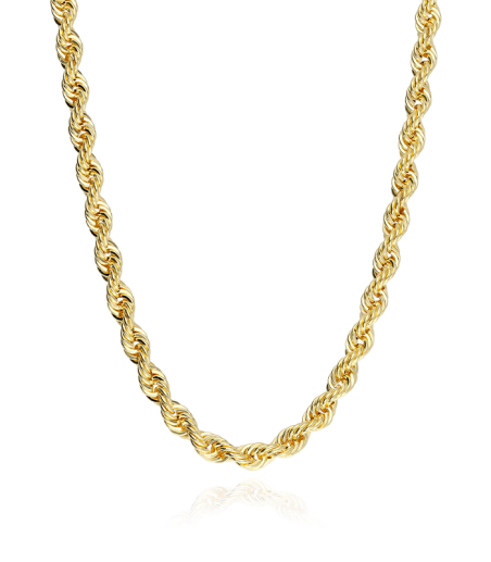 CORDÓN SALOMÓNICO "BIONAZ" ORO 18K 60 CM