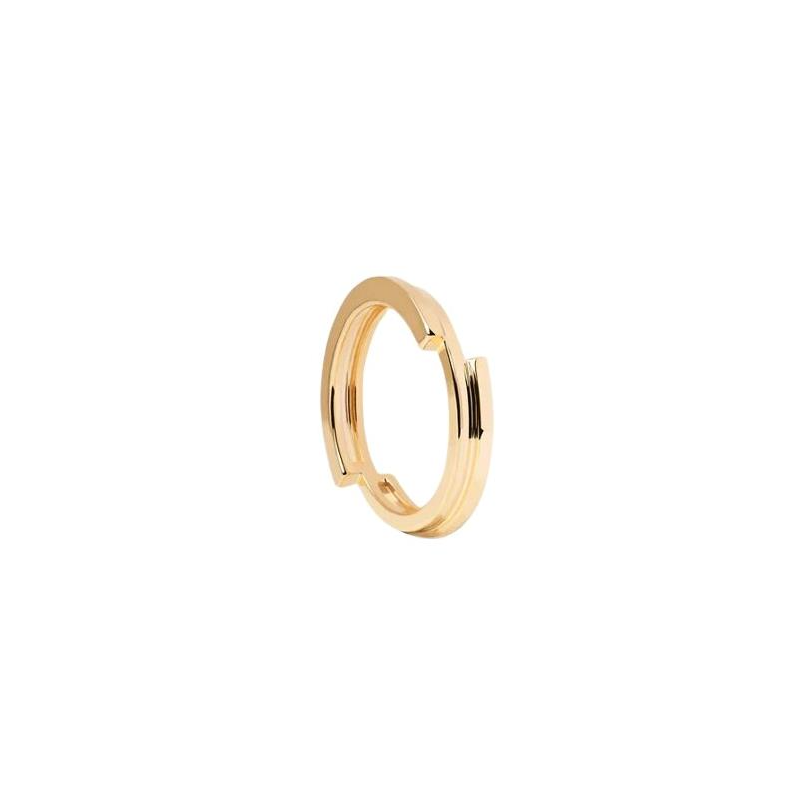 ANILLO PDPAOLA GENESIS PLATA BAÑO DE ORO AN01-898 ANILLO PDPAOLA GENESIS PLATA BAÑO DE ORO AN01-898