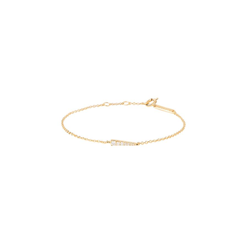 PULSERA PDPAOLA PLATA BAÑADA ADORNO FORMA DE PUNTA PU01-412-U PULSERA PDPAOLA PLATA BAÑADA ADORNO FORMA DE PUNTA PU01-412-U