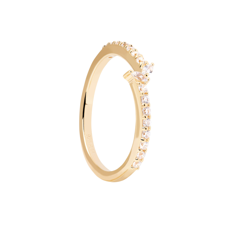 ANILLO PDPAOLA NUVOLA PLATA CON BAÑO ORO CIRCONITAS AN01-874 ANILLO PDPAOLA NUVOLA PLATA CON BAÑO ORO CIRCONITAS AN01-874
