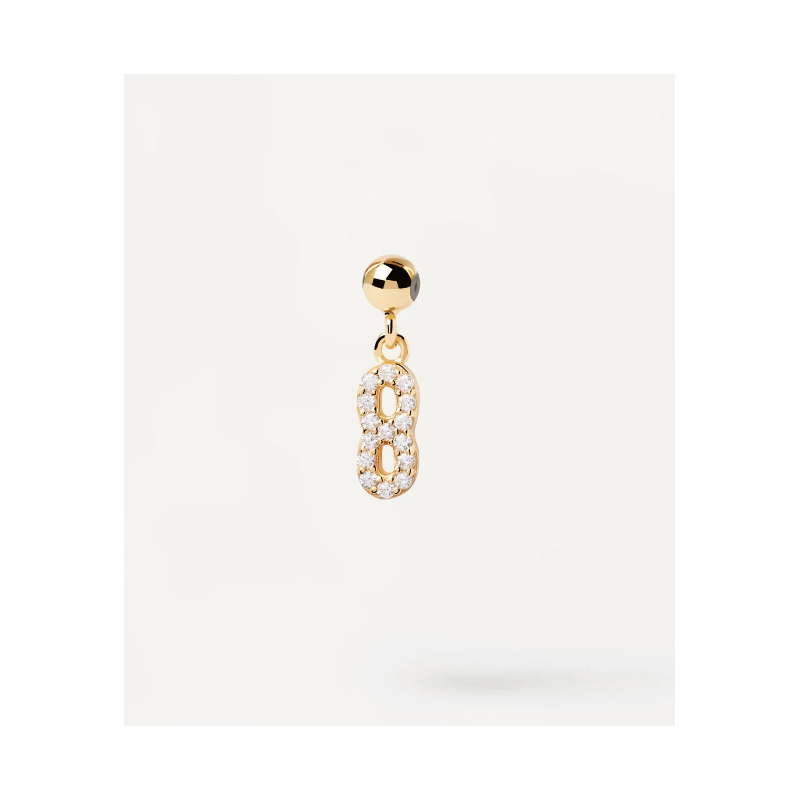 CHARM PDPAOLA NUMERO 9 DE PLATA CON BAÑO DE ORO Y CIRCONITA CH01-001-U CHARM PDPAOLA NUMERO 9 DE PLATA CON BAÑO DE ORO Y CIRCONITA CH01-001-U