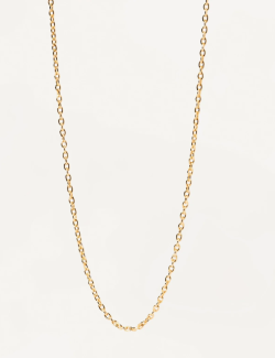 COLLAR PDPAOLA CADENA PARA CHARMS PLATA BAÑADA ORO CO01-439-U