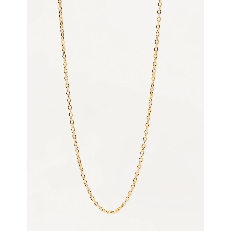 COLLAR PDPAOLA CADENA PARA CHARMS PLATA BAÑADA ORO CO01-439-U COLLAR PDPAOLA CADENA PARA CHARMS PLATA BAÑADA ORO CO01-439-U