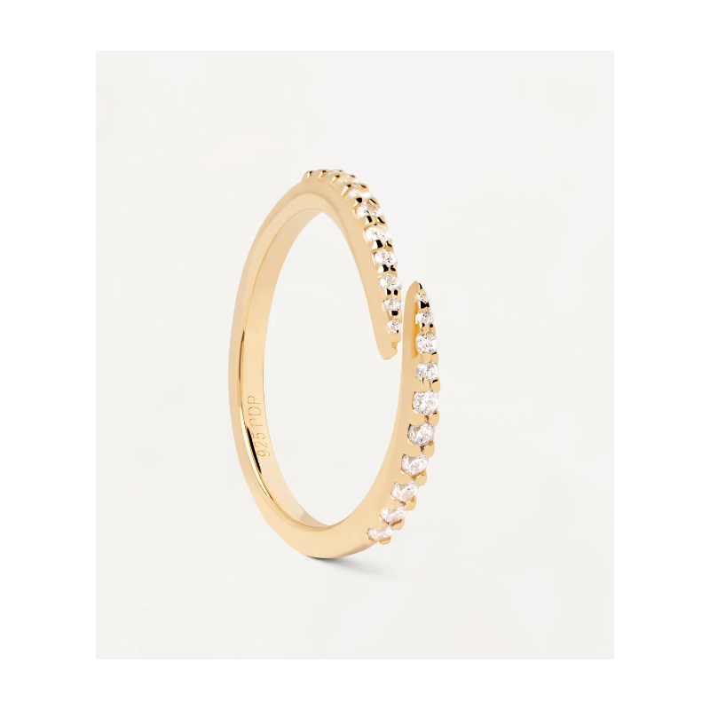 ANILLO PDPAOLA EMBRACE PLATA CON BAÑO DE ORO CON CIRCONITAS AN01-805 ANILLO PDPAOLA EMBRACE PLATA CON BAÑO DE ORO CON CIRCONITAS AN01-805
