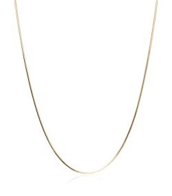 CADENA "BRUNA" ORO 18K COLA DE RATÓN 40 CM