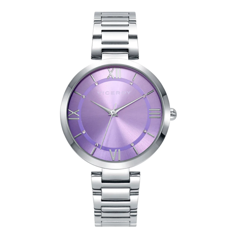 RELOJ VICEROY CHIC MUJER ACERO ESFERA COLOR LILA 42428-93