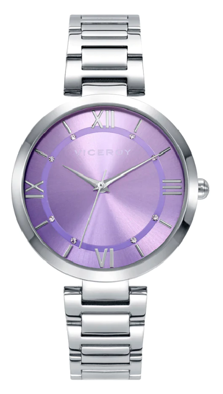 RELOJ VICEROY CHIC MUJER ACERO ESFERA COLOR LILA 42428-93