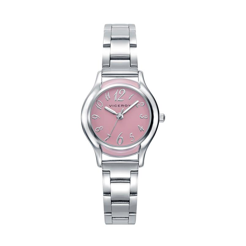 RELOJ VICEROY NIÑA ACERO ESFERA ROSA 401174-75