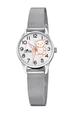 RELOJ LOTUS PLATEADO CORREA DE ACERO INOXIDABLE 316L INFANTIL 18571/F