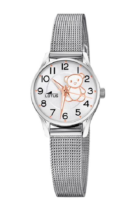 RELOJ LOTUS PLATEADO CORREA DE ACERO INOXIDABLE 316L INFANTIL 18571/F