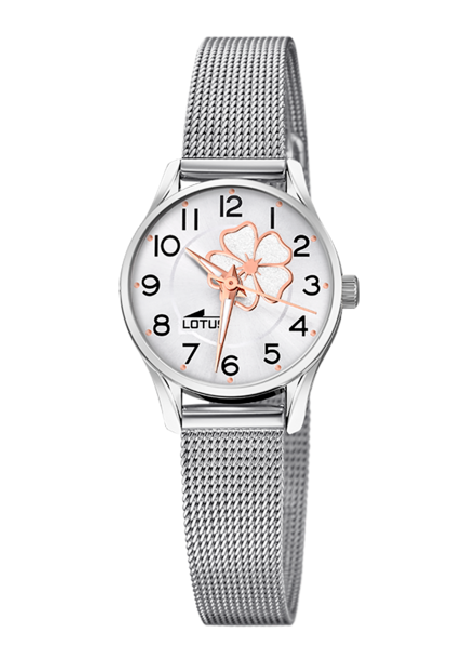 RELOJ LOTUS PLATEADO CORREA DE ACERO INOXIDABLE 316L INFANTIL 18571/G